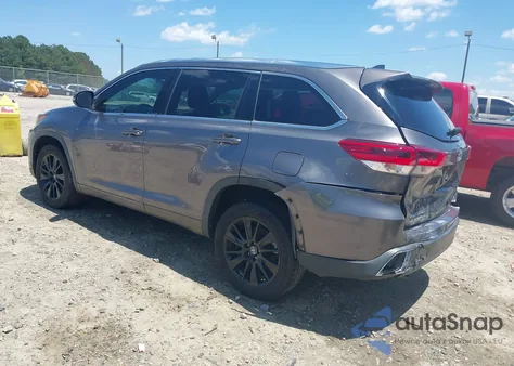 2019 Toyota Highlander Limited Platinum from USA, damaged, VIN 5TDYZRFH7KS342152